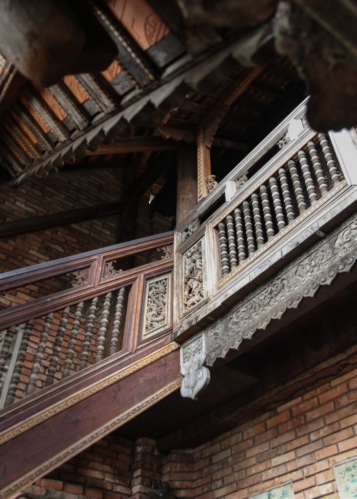 Wooden architecture at the museum. Photo: BLD