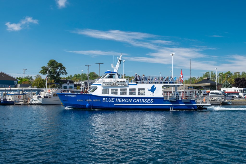 Take a boat tour to Flowerpot Island