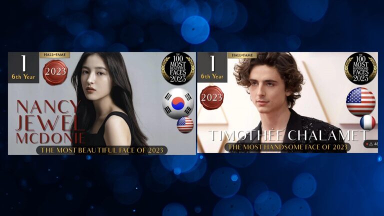 100 gương mặt đẹp nhất thế giới năm 2023
